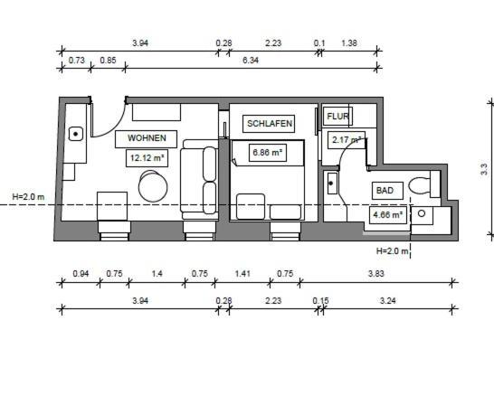 Haus Bielefeld Ferienwohnung 33A Norderney Kültér fotó